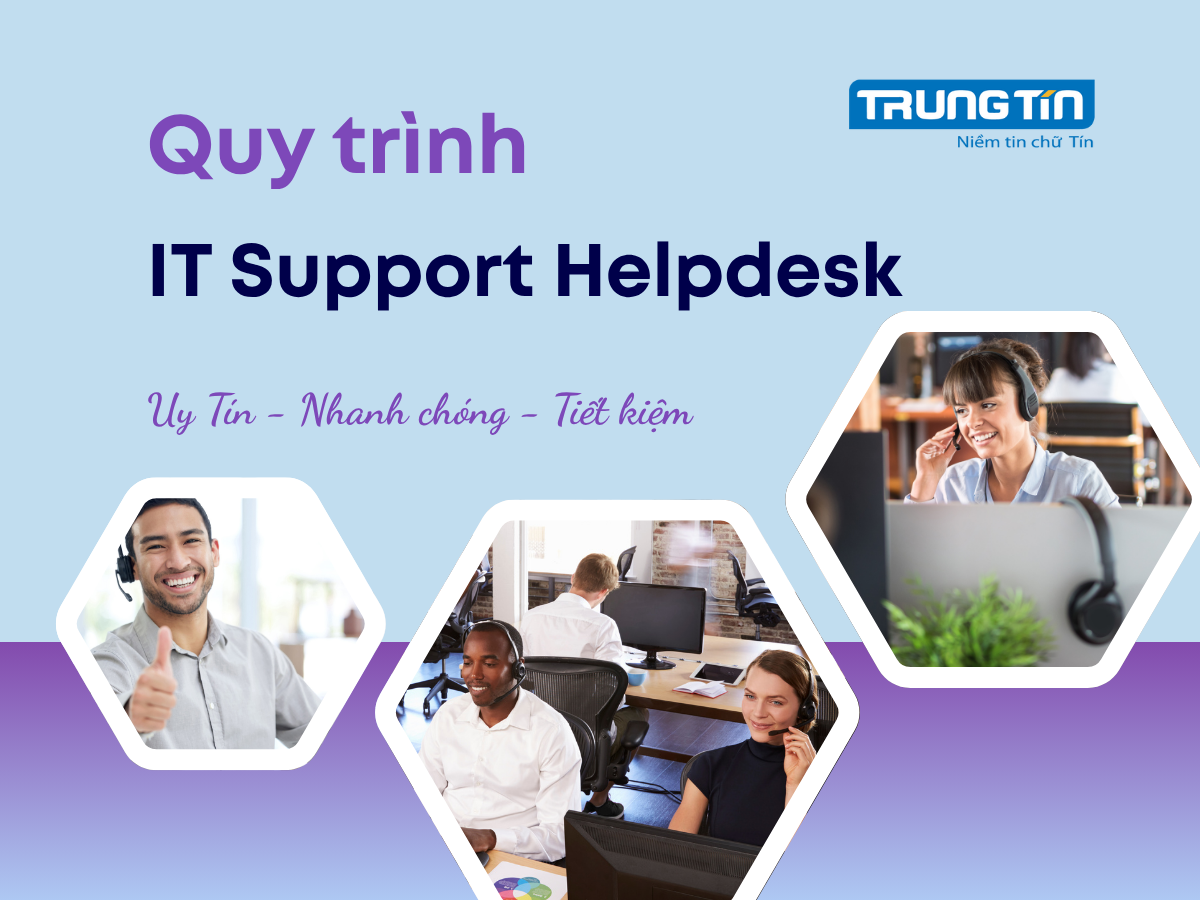 Quy trình cung cấp dịch vụ IT Helpdesk của Trung Tín ITS