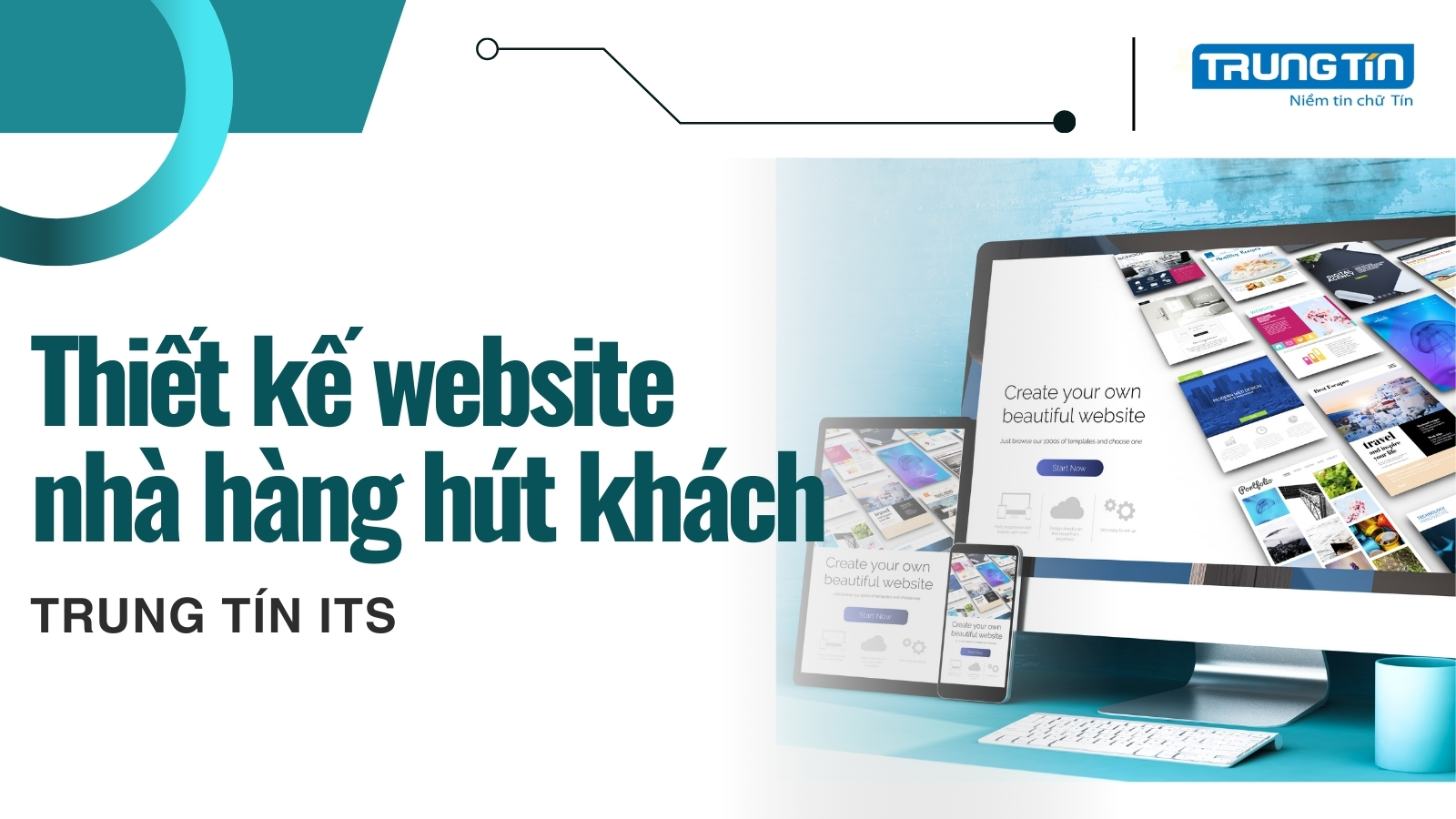 Thiết kế website nhà hàng hút khách - Trung Tín ITS