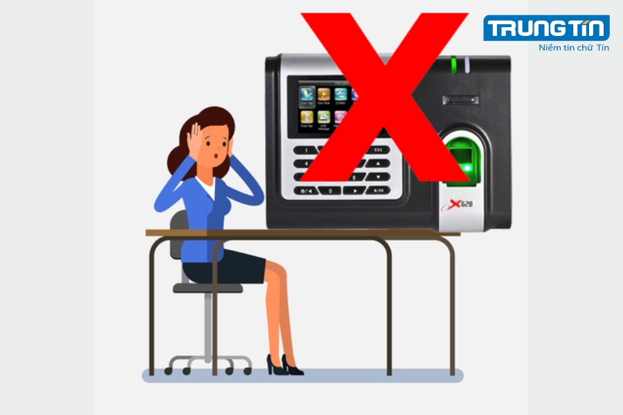 Dấu hiệu nhận biết máy chấm công không nhận vân tay