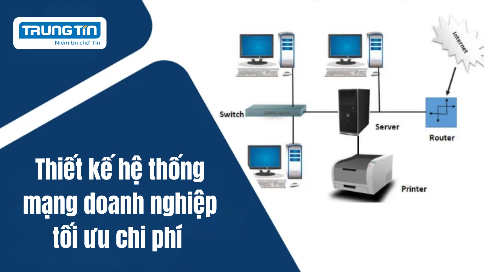 Thiết kế hệ thống mạng doanh nghiệp tối ưu chi phí - Trung Tín ITS